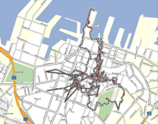 Map of route