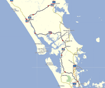 Map of route