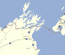 Map of route