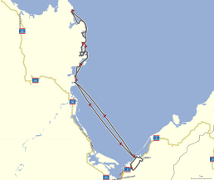 Map of route