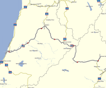 Map of route
