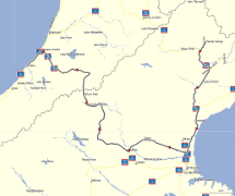 Map of route