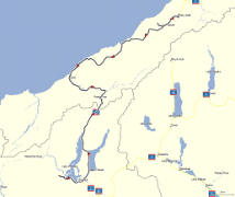 Map of route