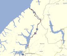 Map of route