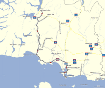 Map of route