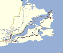 Map of route